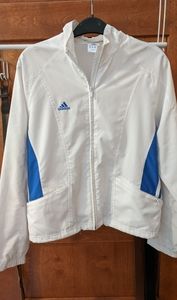 White Adidas Track Jacket